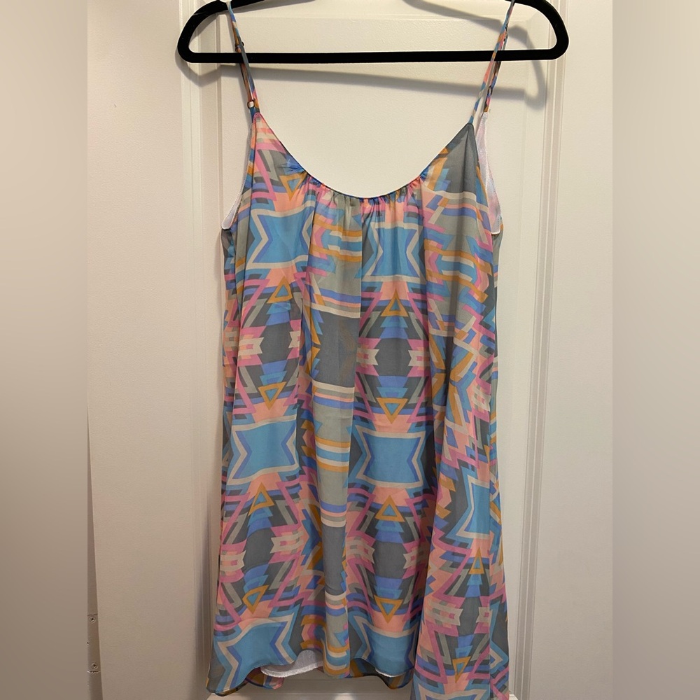 Show Me Your MuMu Bella Multicolor Abstract Dress